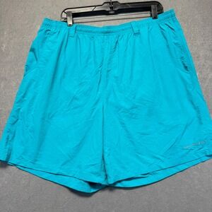 Columbia PFG Men's Aqua Blue Omni Shade Fishing Shorts XL